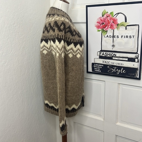 Vintage Hilda Ltd. Wool Cardigan Size Mens L - Picture 2 of 9